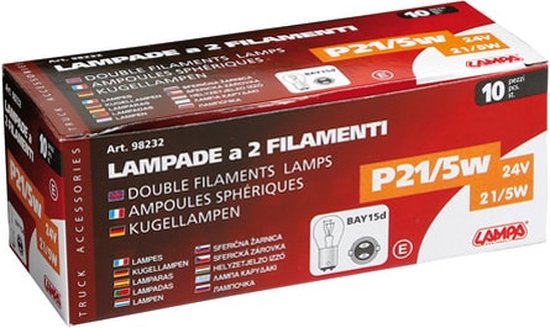 OSRAM AUTOMOTIVE KFZ-Lampe, P21/5W, BAY15D, Standard, 2er-Pack | KFZ-Lampen günstig kaufen | elektronik