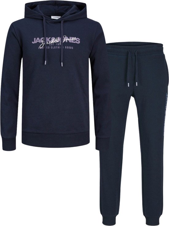 Jack & Jones JJALVIS TEE CREW NECK 2 PACK - T-shirt Imprimé - Black
