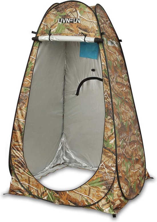 Privacy Douche Tent - Pop Up Verkleedtent voor Camping en Buitenactiviteiten - 6,2 FT Hoog - Draagbare Toilettent