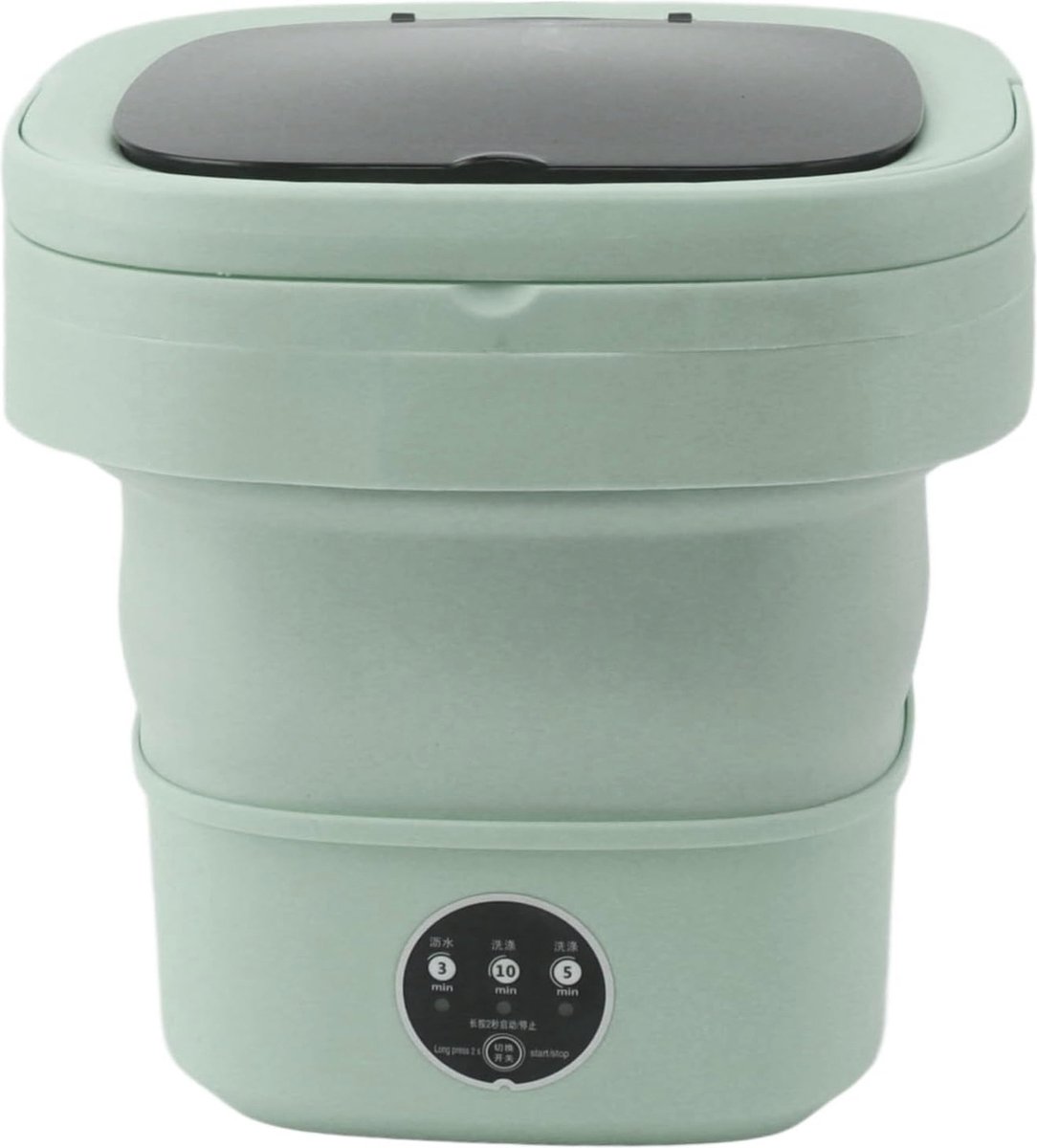 Kleine Draagbare Wasmachine met Grote Capaciteit - Opvouwbare Multifunctionele Wasmachine voor Camping en Slaapzaal
