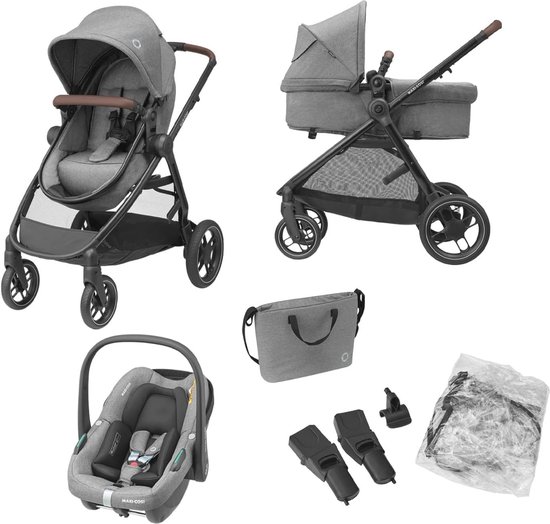 Kinderwagen, convexe veiligheid, verstelbare kinderwagen, 360