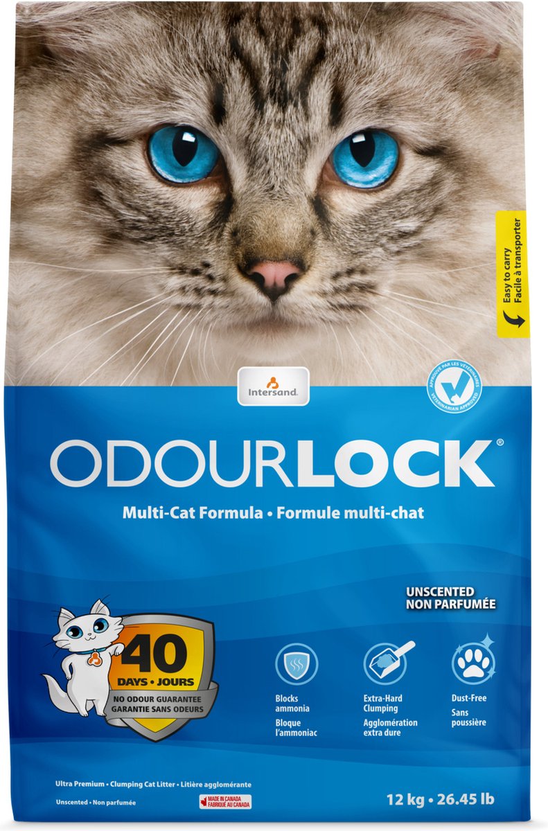 Odourlock Unscented – Kattenbakvulling – 12 kg