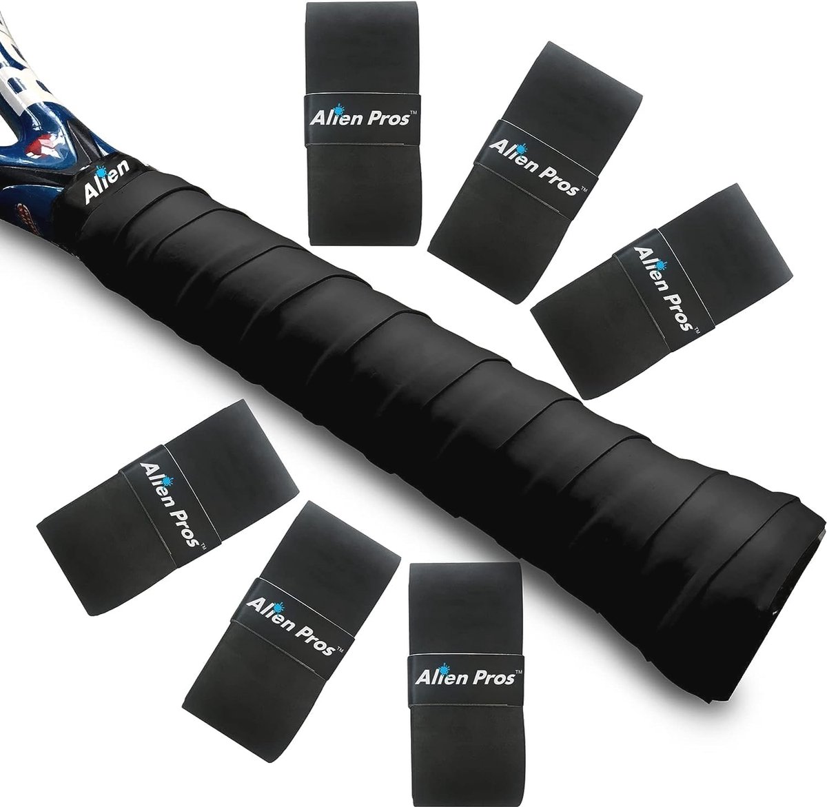 Tennis Racket Grip Tape – Comfortabele Overgrip voor Verbeterde Prestaties – Geschikt voor Diverse Sporten