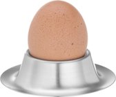 HENDI Eierdopjes – roestvrij staal – vaatwasserbestendig – set van 6 – laag model – Ø85x15 mm