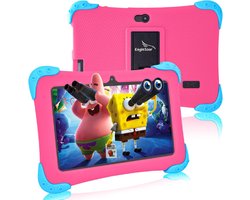 EagleSoar® Kindertablet - Kindertablet 7 Inch - Kindertablet Roze - Tablet - Tablet Kinderen - Kindertablet Vanaf 3 - 12 Jaar - Kindertablets - Kinder Tablet - Kids Tablet - Kindertablet 10 Inch - Kindertablet Deplay - Tablet Kinderen Met Houder