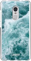 Xiaomi Redmi 5 Hoesje Transparant TPU Case - Whitecap Waves #ffffff