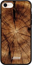 iPhone 7 Hoesje TPU Case - Tree Rings #ffffff