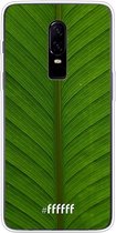 OnePlus 6 Hoesje Transparant TPU Case - Unseen Green #ffffff