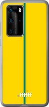 Huawei P40 Pro Hoesje Transparant TPU Case - FSC Groen & Geel #ffffff