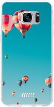 Samsung Galaxy S7 Edge Hoesje Transparant TPU Case - Air Balloons #ffffff