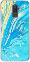 Samsung Galaxy J8 (2018) Hoesje Transparant TPU Case - Endless Azure #ffffff
