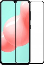 Samsung Galaxy A41 full cover Screenprotector Tempered Glass - Zwart