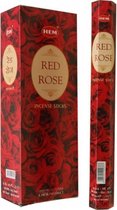 HEM Wierook - Red Rose - Slof (6 pakjes/120 stokjes)