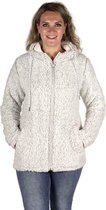 BJØRNSON Sherpa Fleece Vest Zacht / 4 Seizoenen Dames Grijs Melange - Maat 38 - XANDRA