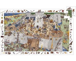 foto van Djeco Bescherm het kasteel - 100 stukjes