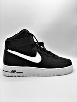 Nike Air Force 1 Heren Sneakers - Zwart/Wit - Maat 44 | bol.com