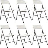 6 chaises Chaises pliantes jusqu'à 150 kg - Chaise de jardin Chaise de balcon pliable Plastique résistant aux intempéries