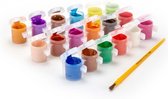 Crayola Washable Kids' paint 18 kleuren met kwastje