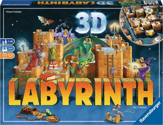 Afbeelding van het spel Ravensburger Labyrinthe 3D - Franstalig spel