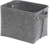 Compactor Opbergmand Felt 29 X 24 X 24 Cm Vilt Grijs