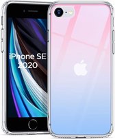 ESR - Telefoonhoesje - iPhone SE 2020/8/7 - Ice Shield - Rood & Blauw