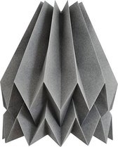 Orikomi Origami lampenkap - Papier - Ø 45 cm - Antraciet