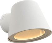 Lucide DINGOLED - Wandlamp Buiten - LED Dimb. - GU10 - 1x5W 3000K - IP44 - Wit