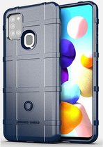 Hoesje voor Samsung Galaxy A21s - Beschermende hoes - Back Cover - TPU Case - Blauw