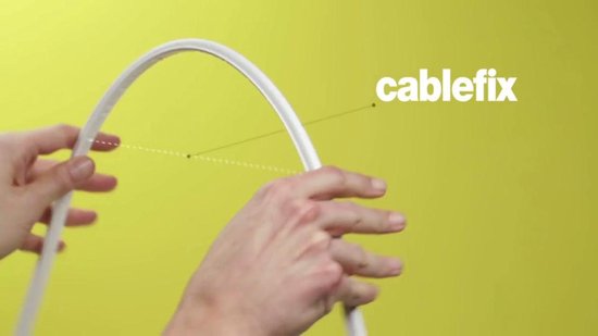 Inofix Cablefix 2200 Wit Zelklevend (voor dikte kabel als telefoonoplader,  ( 2 x past... | bol.com
