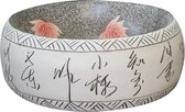 Fine Asianliving Keramische Wastafel Lotus Handgeschilderde B41xH15cm
