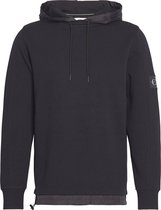 Calvin Klein Jeans Sweat Mixed Media Nylon Hoodie