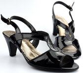Gabor 66.565.97 - dames sandaal - zwart - maat 40 (EU) 6.5 (UK)