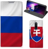 Beschermhoesje OnePlus 8 Flip Cover Slowaakse Vlag