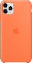Apple Hoesje Siliconen Geschikt voor iPhone 11 Pro Max - Apple Silicone Backcover smartphone - oranje