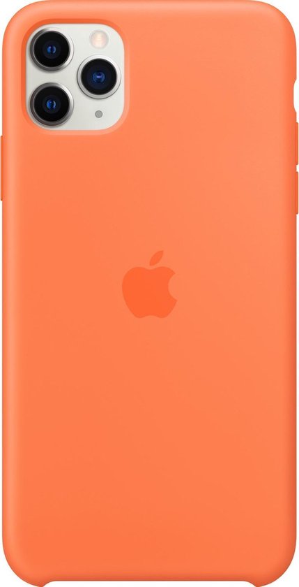 Apple Hoesje Siliconen Geschikt voor iPhone 11 Pro Max - Apple Silicone Backcover smartphone - oranje