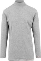 Urban Classics Longsleeve shirt -S- Long Open Edge Turtleneck Crew Grijs