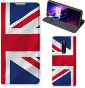 Stand Case OnePlus 8 Telefoonhoesje Groot-Brittannië Vlag