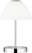 LED Tafellamp - Tafelverlichting - Trion Quno - 2W - Warm Wit 3000K - Rond - Mat Chroom - Aluminium - BSE