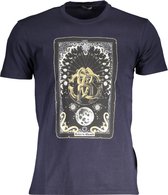 Roberto Cavalli T-shirt Blauw XL Heren