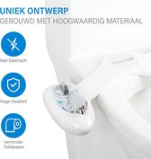 El suvon® Bidet Wc - Shattaf - Bidet Met Koud Water - Dubbele sproeikop - Bidet Sproeier - Wc Papier - Zelfreinigingsfunctie - Wc Bril