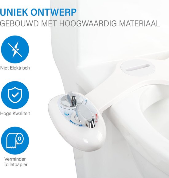 Bol Com El Suvon Bidet Wc Shattaf Bidet Met Koud Water Dubbele Sproeikop Bidet