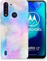 Telefoon Hoesje Motorola Moto G8 Power Lite Silicone Back Case Watercolor Light