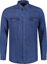 Dstrezzed Overhemd - Slim Fit - Blauw - L