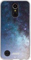 LG K10 (2017) Hoesje Transparant TPU Case - Milky Way #ffffff