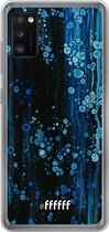 Samsung Galaxy A41 Hoesje Transparant TPU Case - Bubbling Blues #ffffff