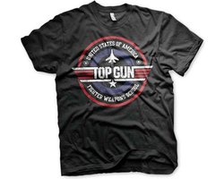 Top Gun Fighter Weapons School Heren T-shirt - zwart - XL
