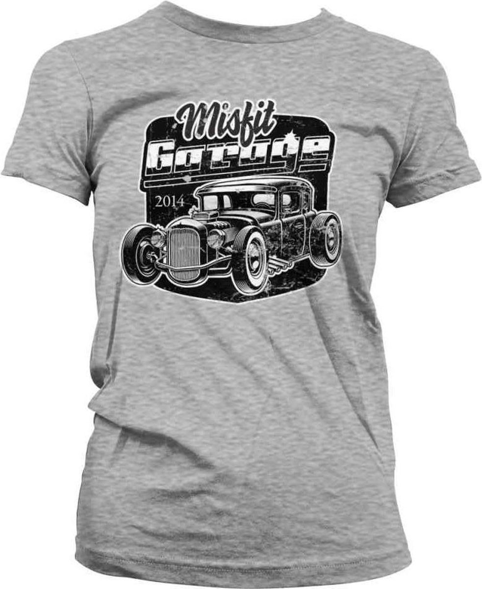 Misfit Garage Dames Tshirt -L- Rod Grijs