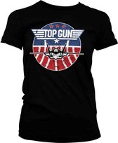 Top Gun Dames Tshirt -2XL- Tomcat Zwart