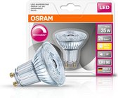 LED-lamp GU10 Reflector 4.5 W = 35 W Warmwit Dimbaar 1 stuks OSRAM 4052899390133