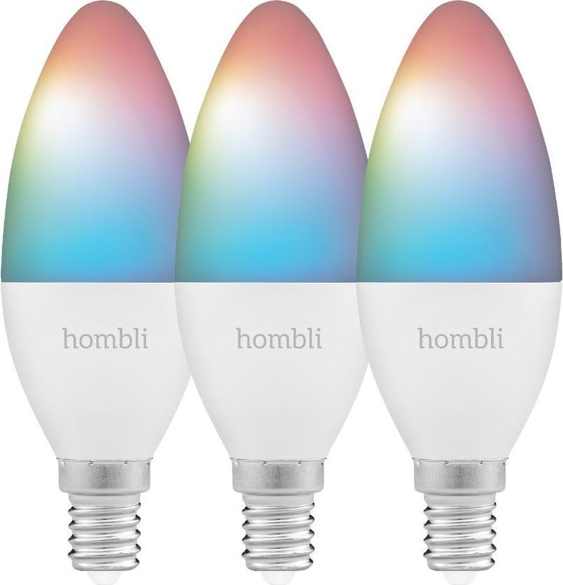 Hombli Smart Bulb E14 RGB + WW 3 Pack